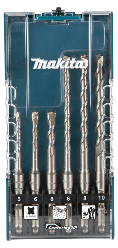 Makita Betonbohrer-Set SDS-PLUS Centering tip 6-teilig - Produktbild 