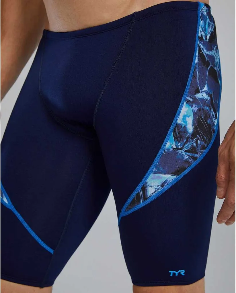 Maillot de Bain Jammer Natation Homme Tyr Durafast Elite Bleu Taille 38 - 6