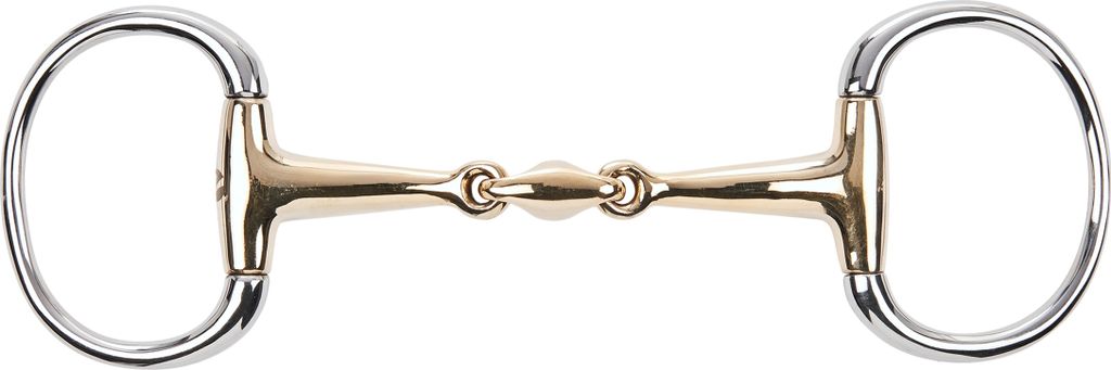 BUSSE Olivenkopfgebiss KAUGAN 16 mm, doppelt gebrochen, Farbe:Kaugan, Länge in cm:15.5