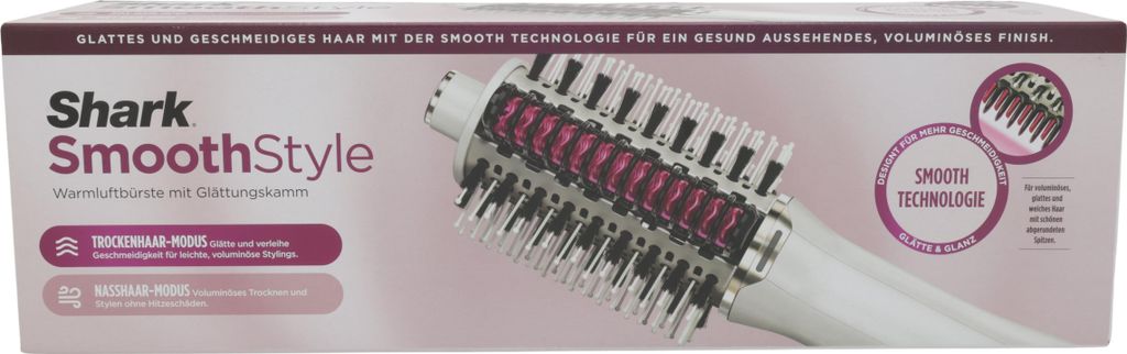 Shark SmoothStyle, Heißluftbürste, Warm, Drehregler, Alle Produktbild 