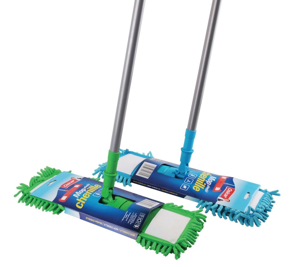 Chenille Flachmopp Oskar - Hochleistung, Leicht & Effizient