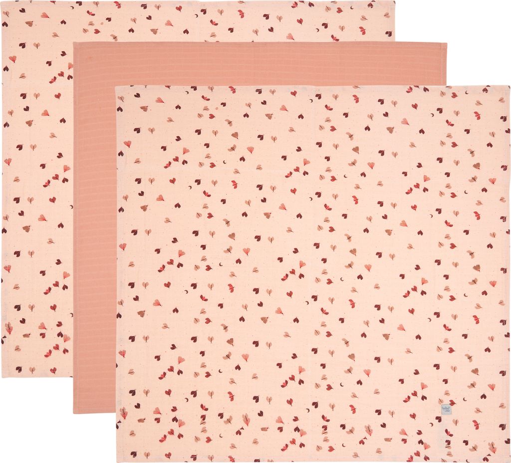 Bebe-Jou Sweet Butterfly Hydrophiles Tuch - 70 x 70 cm - 3 Stück