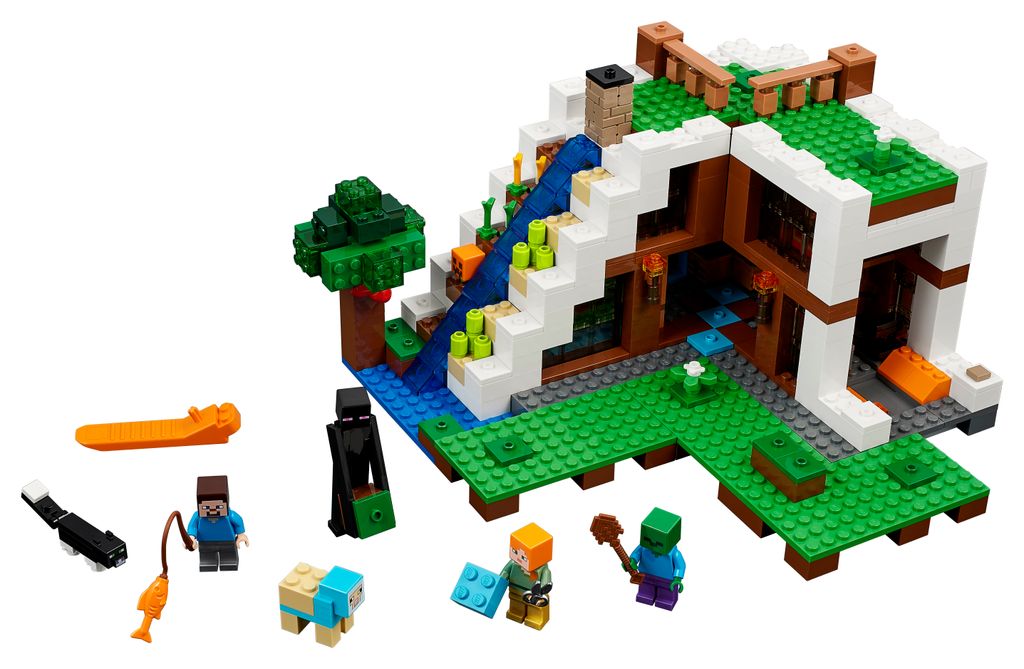 LEGO® Minecraft™ Unterschlupf im Wasserfall 21134 Produktbild 