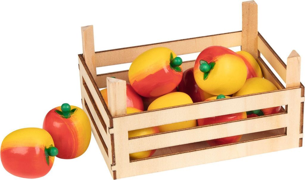 Goki Holzkiste mit 10 Äpfeln Produktbild 