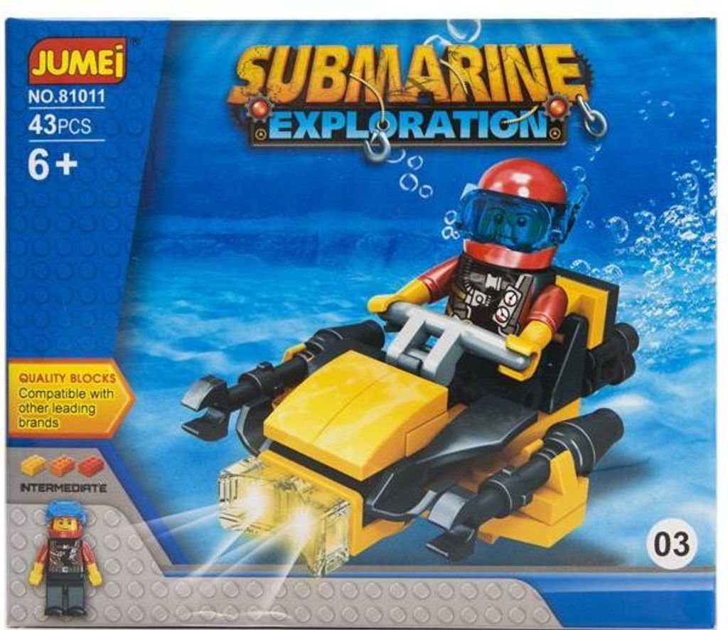 Jumei Bausteine Unterwasserabenteuer, 43 Teile