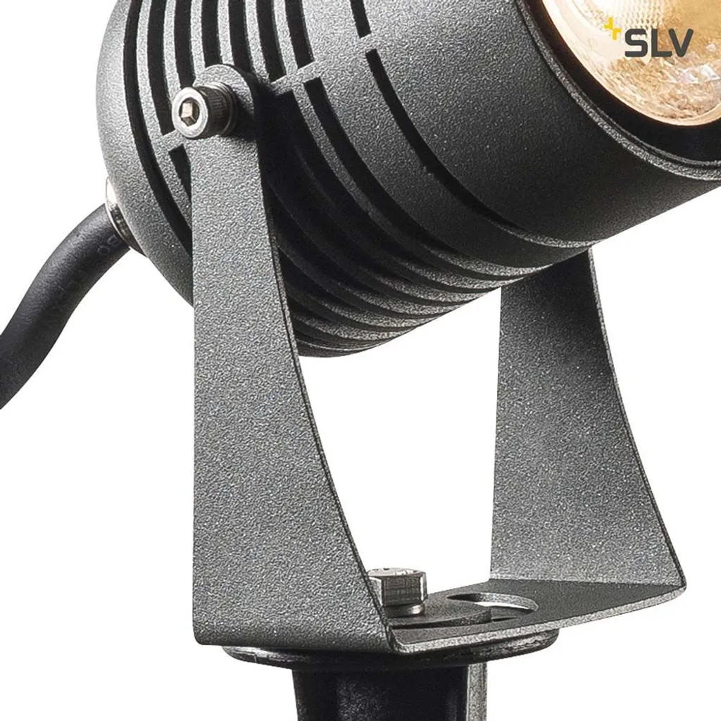 Spot LED au sol 3000K robuste - Éclairage LED blanc chaud anthracite - 9