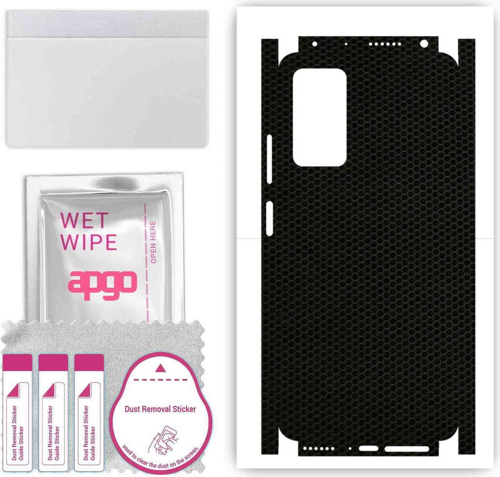 apgo Rückseite + Seiten Schutzfolie, Skin, kompatibel mit Xiaomi Redmi Note 11 Pro, Hinten Displayschutzfolie aus Vinylfolie, kratzfest, einfache ...