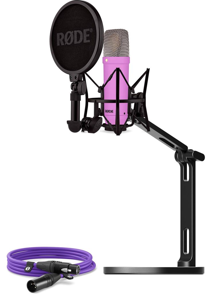 Rode Microphones NT1 Signature +XLR-Kabel+Desktop Studio Arm
