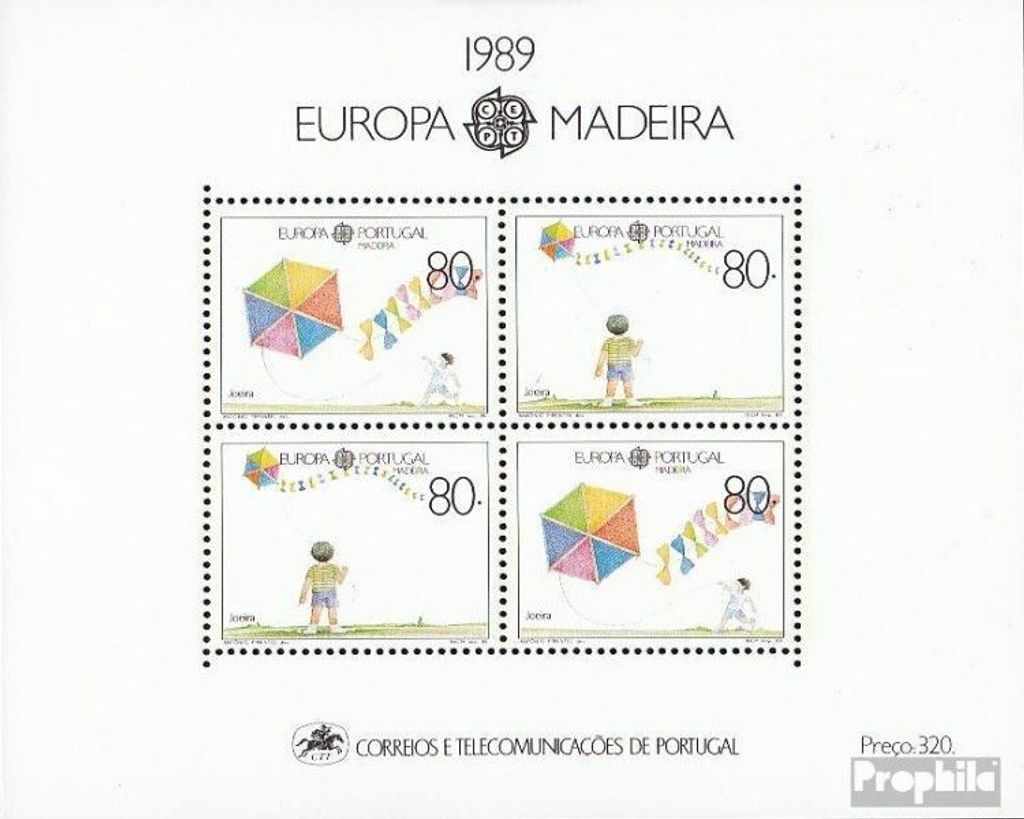 Briefmarken Portugal - Madeira 1989 Mi Block10 (kompl.Ausg.) gestempelt Kinderspiele