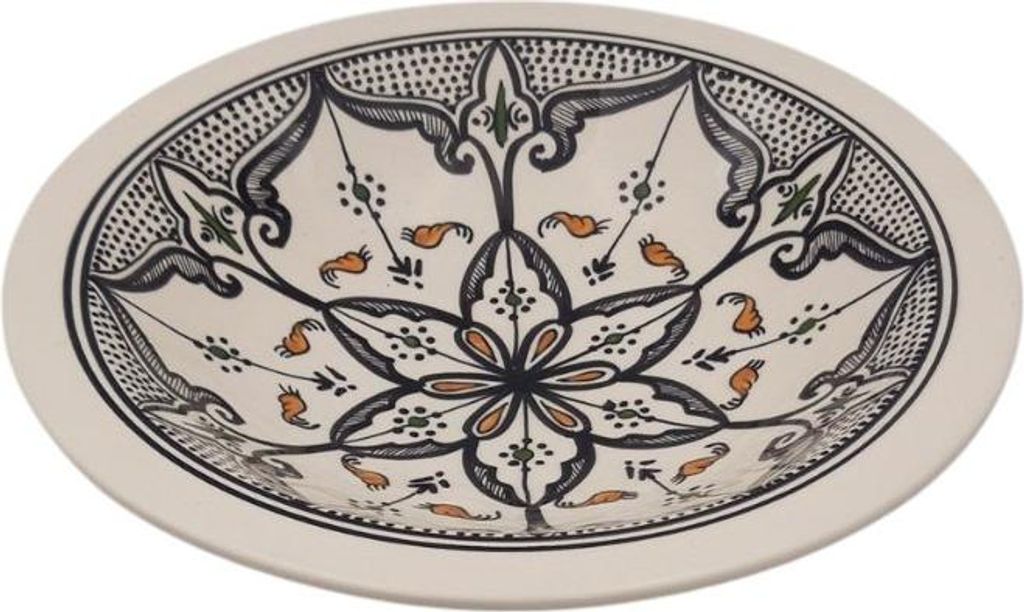 Plat Tebsi Marocain noir - D 33 cm Image du produit 