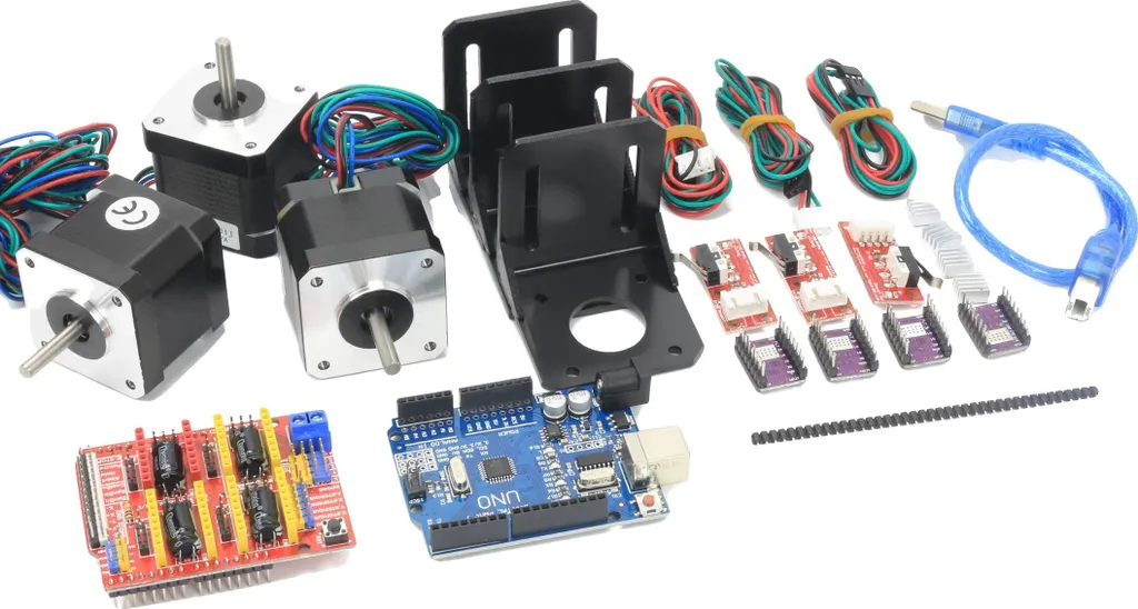 Kit Starter CNC per Arduino - Nema 17, Shield GRBL e Finecorsa