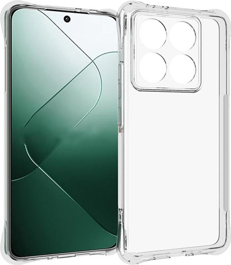 Xiaomi 14T Pro Hülle - Coverup TPU Back Cover mit AirBag Corners - Transparent