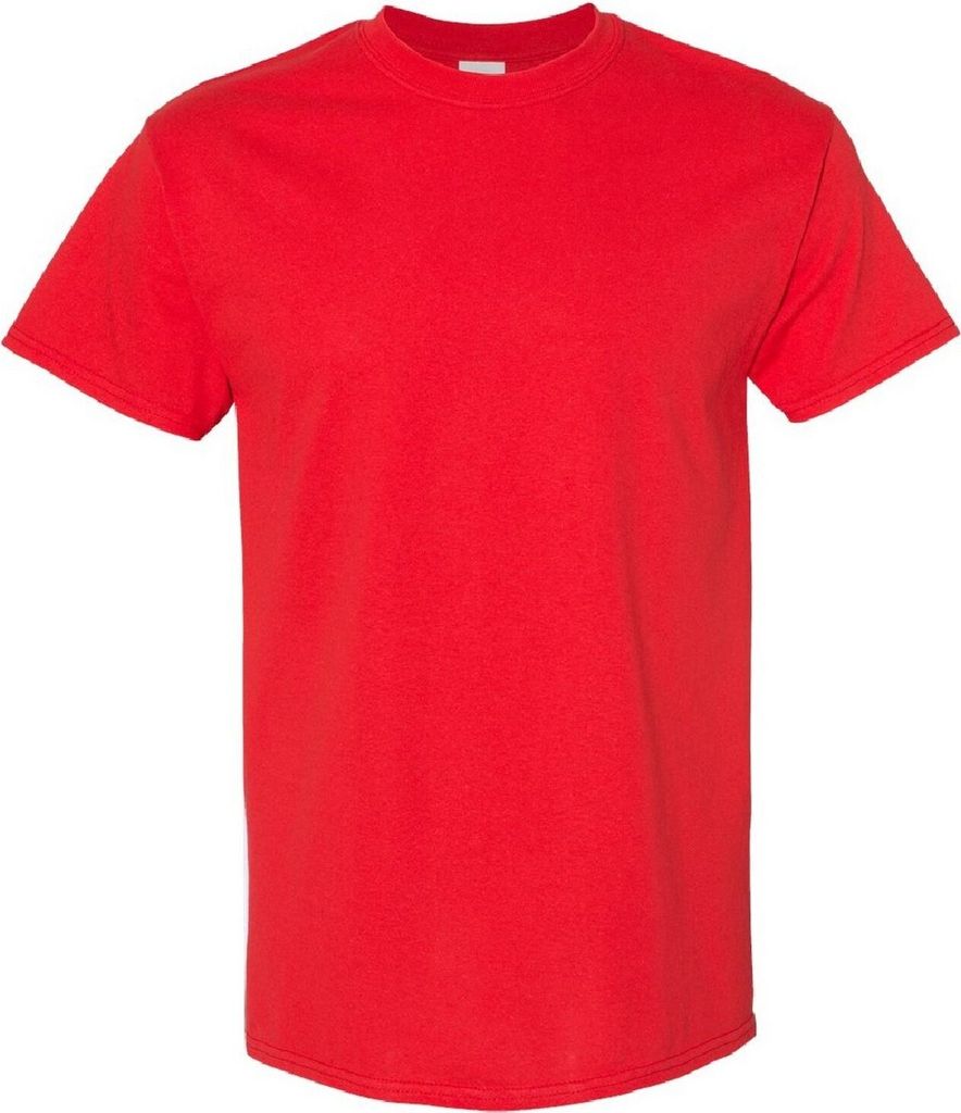 Gildan Herren T-Shirt (5 Stück/Packung) BC4807 (2XL) (Rot)