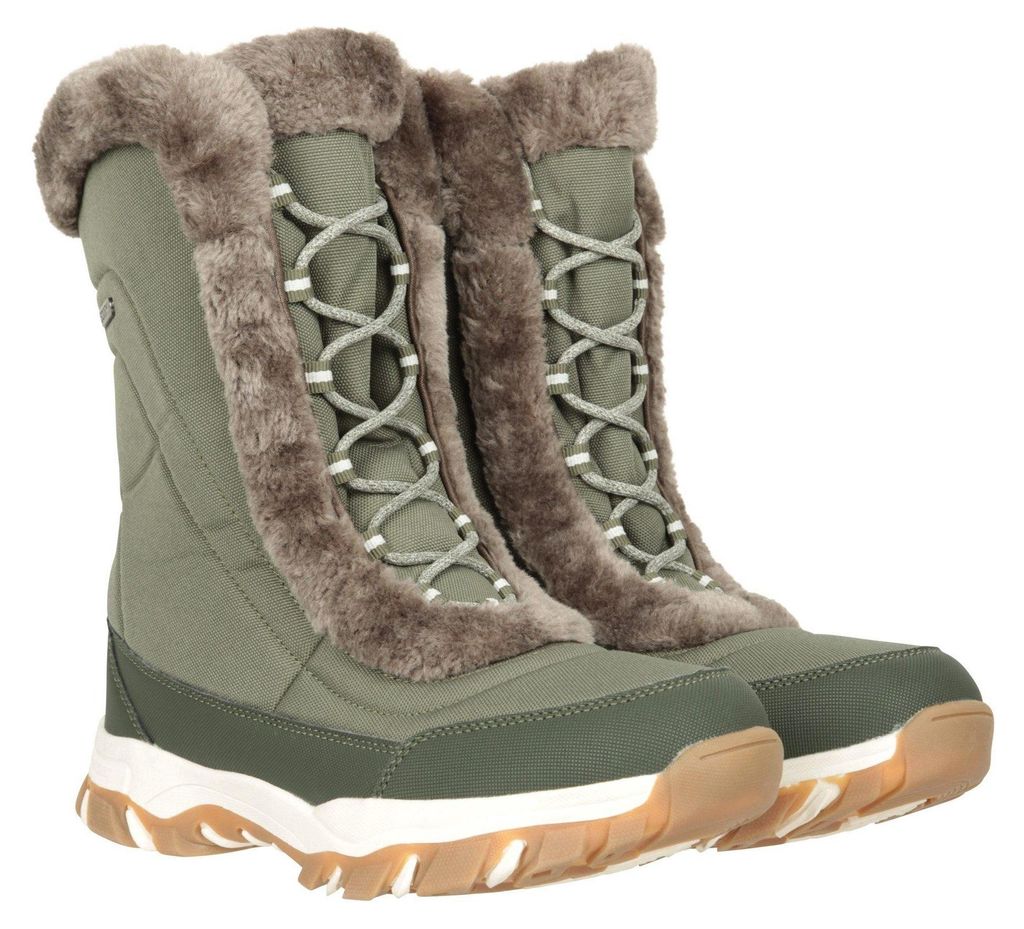 Mountain Warehouse - Damen Schneestiefel "Ohio" MW1639 (38 EU) (Khakigrün)