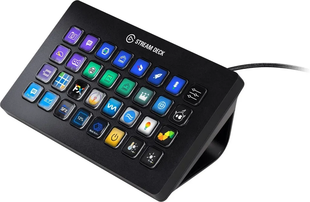 Console Elgato Stream Deck XL pour Montage Vidéo et Stream Multimédia