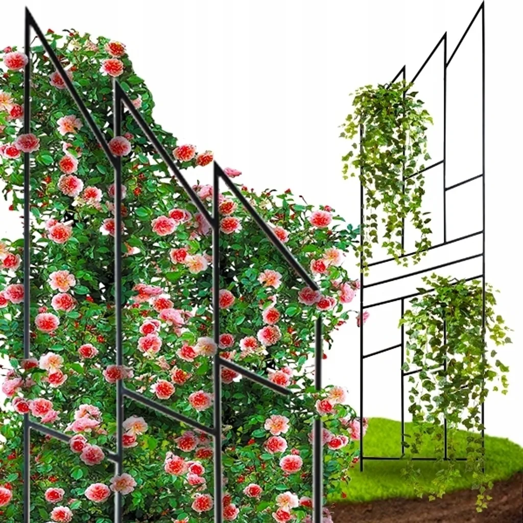 Évitez l'affaissement de vos fleurs avec cette Pergola Rosiers en acier