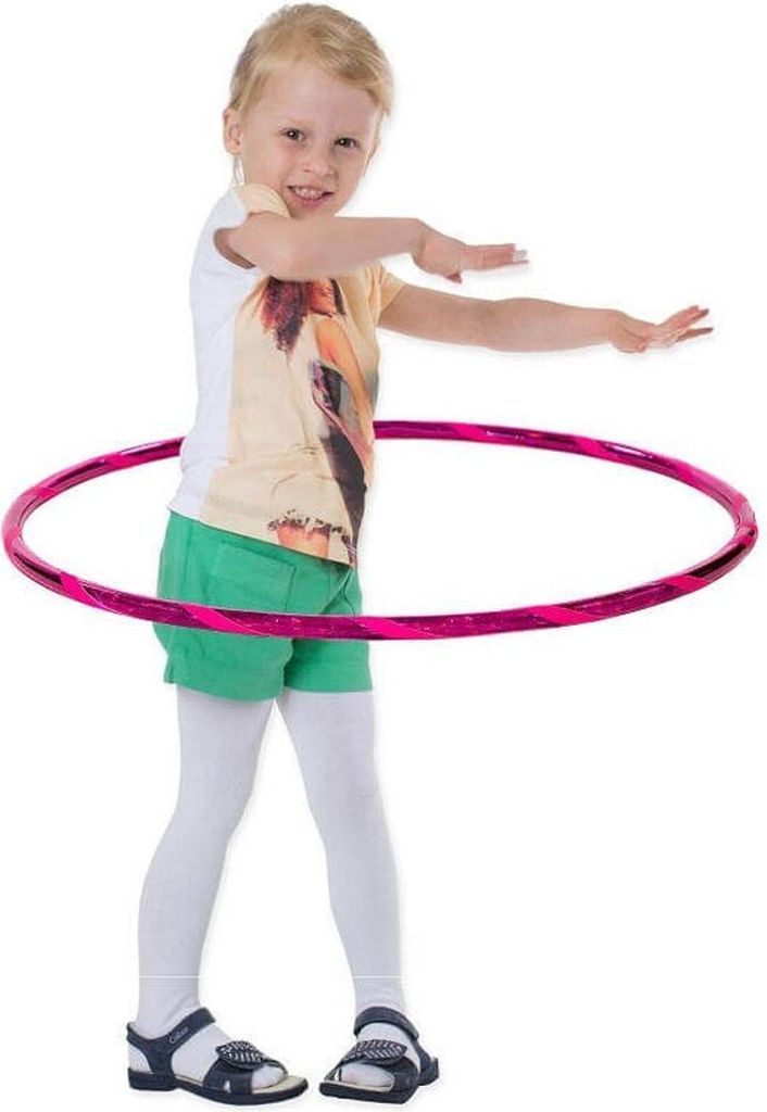 Super Star Kinder Hula Hoop, Ø70cm, Pink-Pink