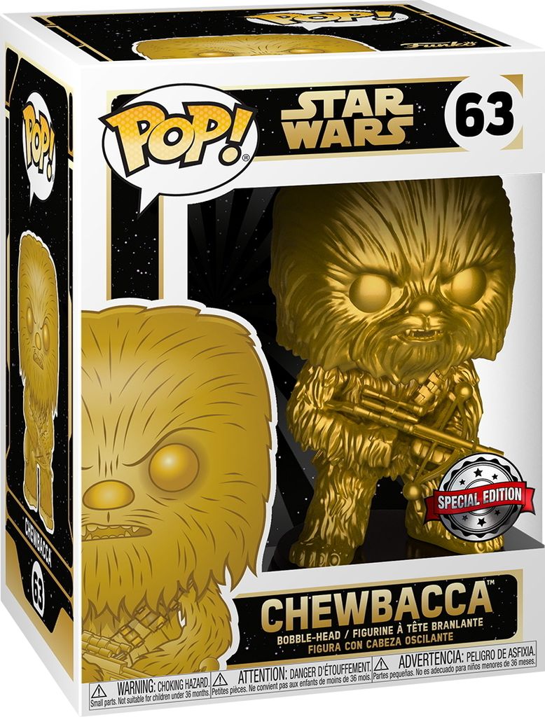 Star Wars - Chewbacca Gold 63 Special Edition - Funko Pop! - Vinyl Figur