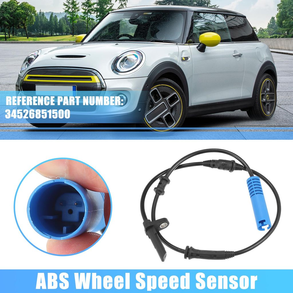 : 1 Stück Vorderer linker rechter ABS-Raddrehzahlsensor für Mini, Nr. 34526851500