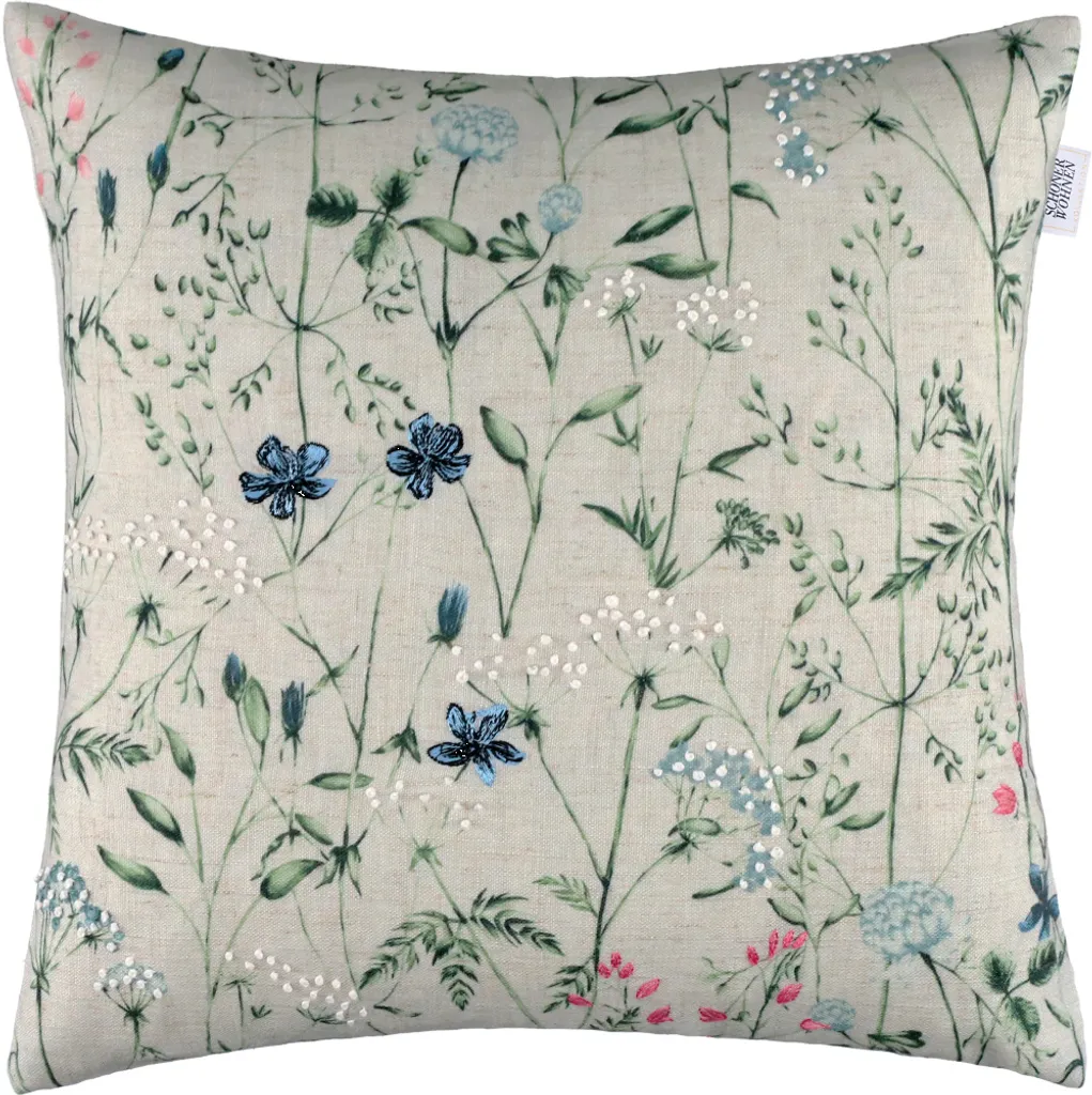 Fodera Cuscino Herbarium Schöner Wohnen 45x45 Grigio - Specifiche e Uso