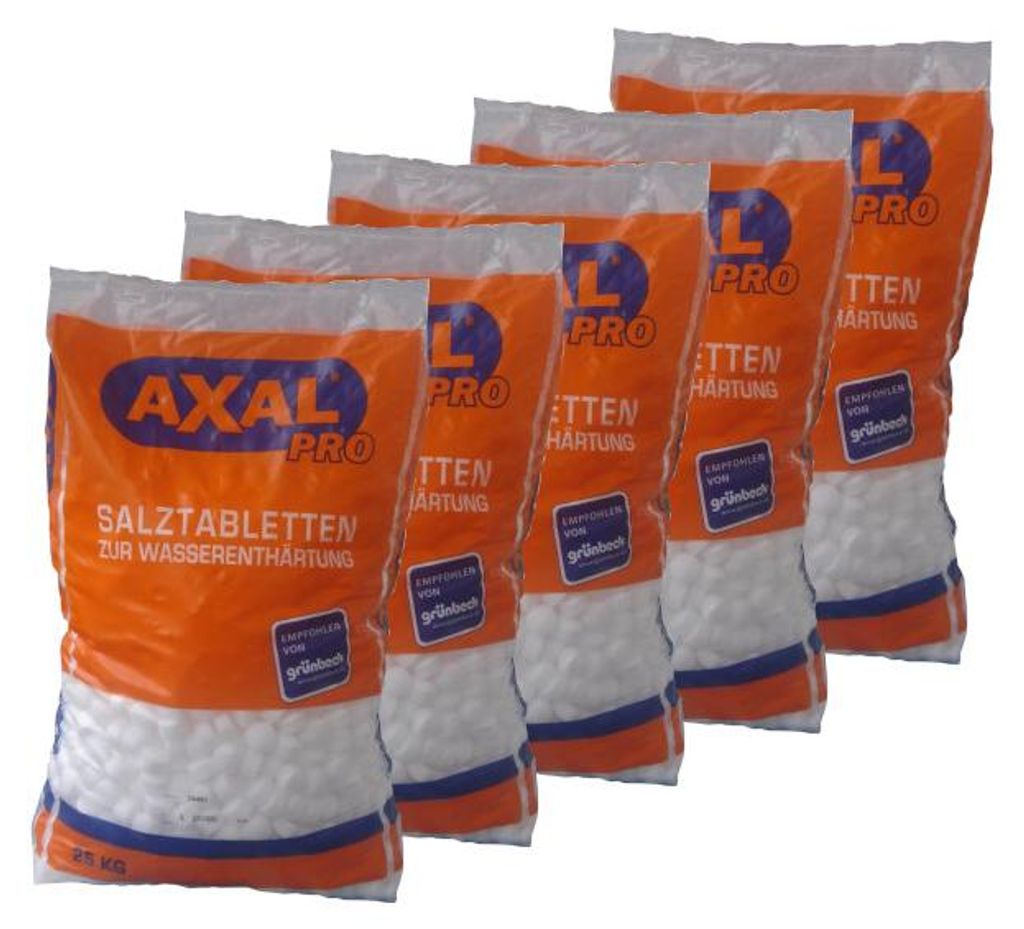 AXAL PRO 5x25kg Salztabletten Regeneriersalz Produktbild 