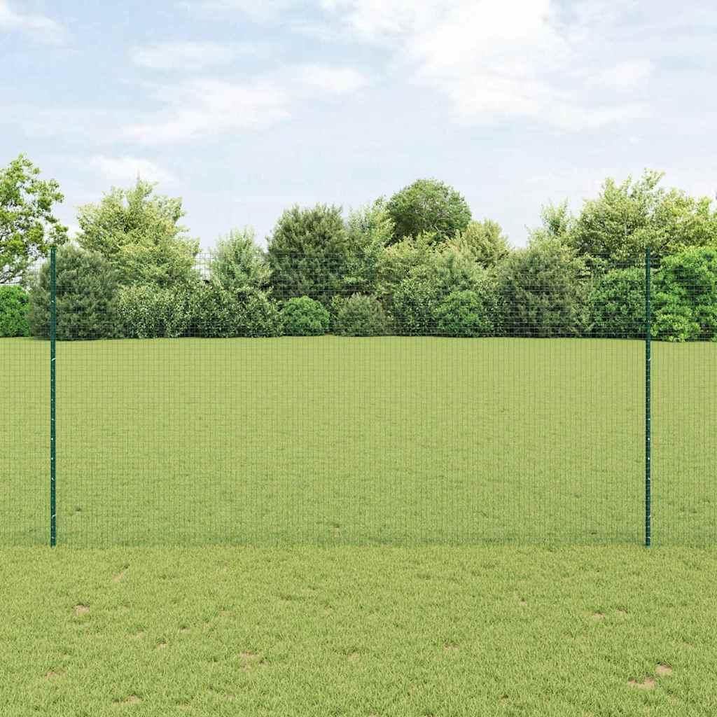 Maison Exclusive - Zaun mit Pfosten Grün