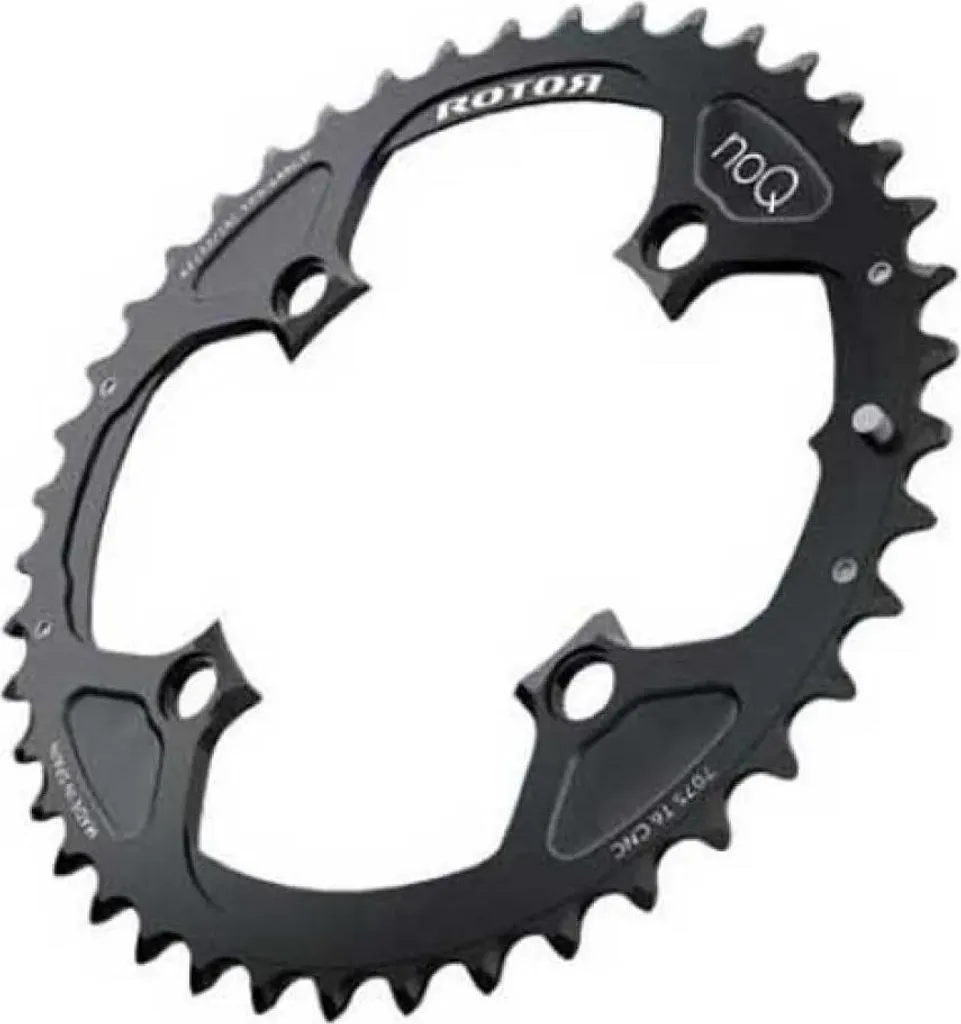Couronne VTT Rotor Qx1 26 dents - Plateau Ovale Noir pour Groupe Mono