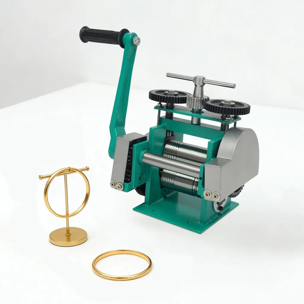 Laminoir manuel pour métaux : solution précise pour fils et tôles pro