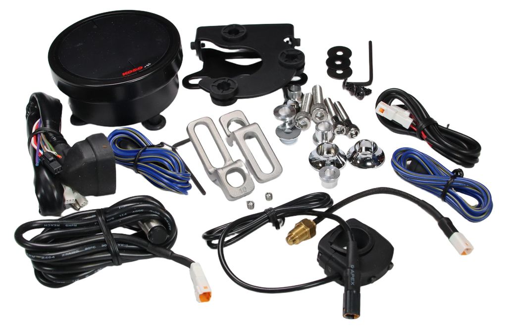 Tachometer Koso DL-04 unlimited 360 km/h Drehzahl 15.000 Produktbild 