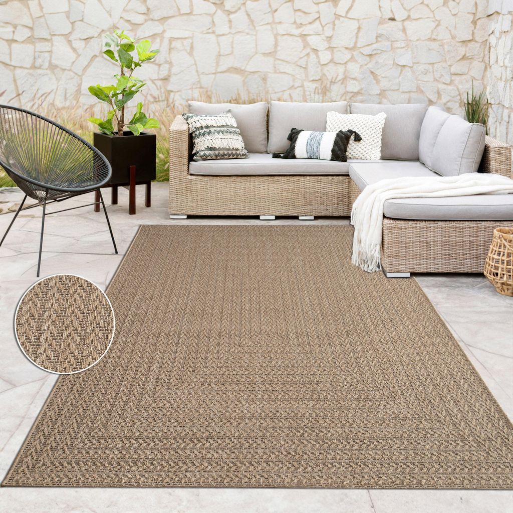 In- & Outdoor Teppich, Terrasse u. Balkon, Wetterfest Produktbild 