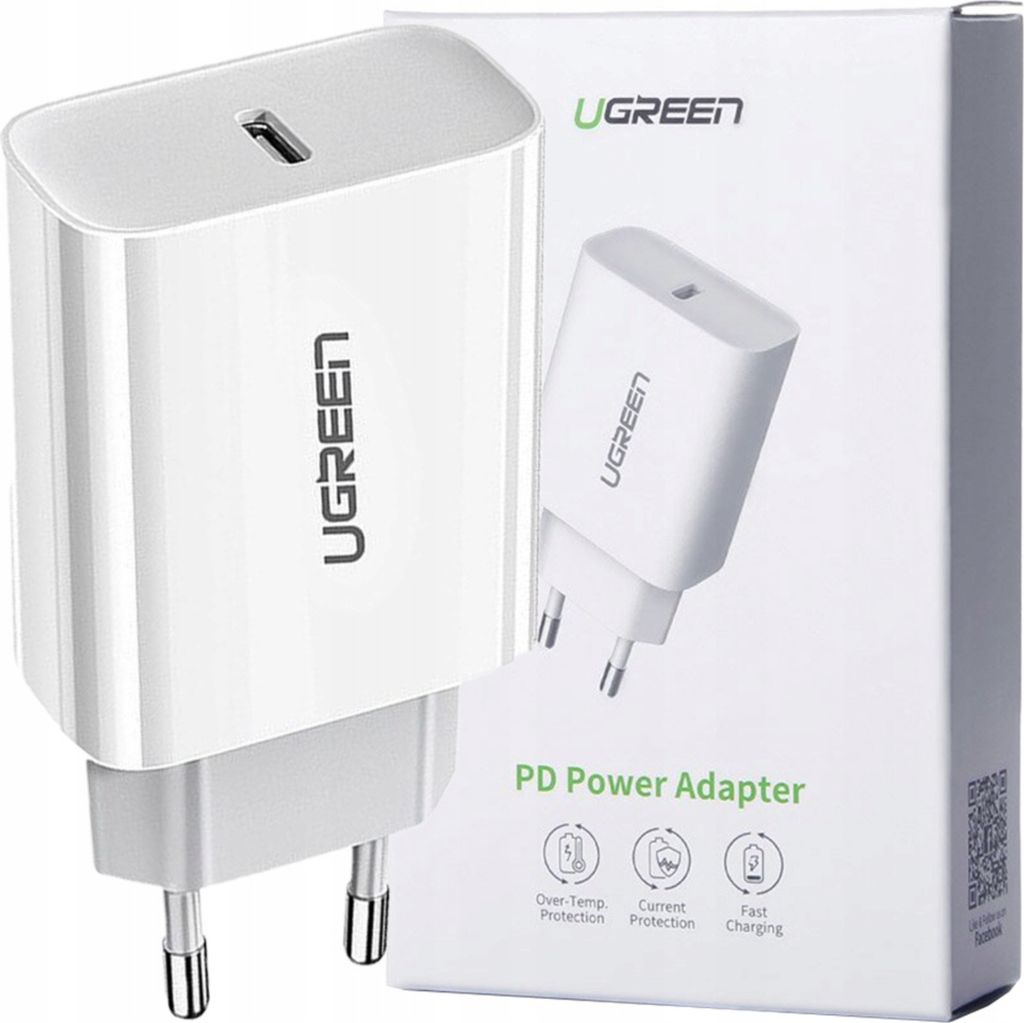 Ugreen USB-Netzladegerät Power Delivery 3.0 Quick Charge Produktbild 
