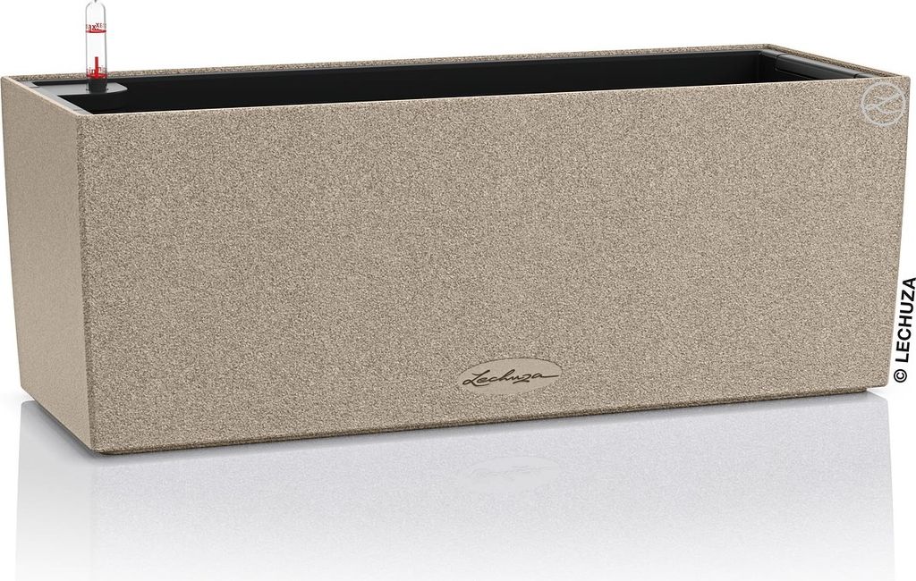 LECHUZA-Pflanzgefäß BALCONERA Stone 50 Sandbeige | Produktbild 