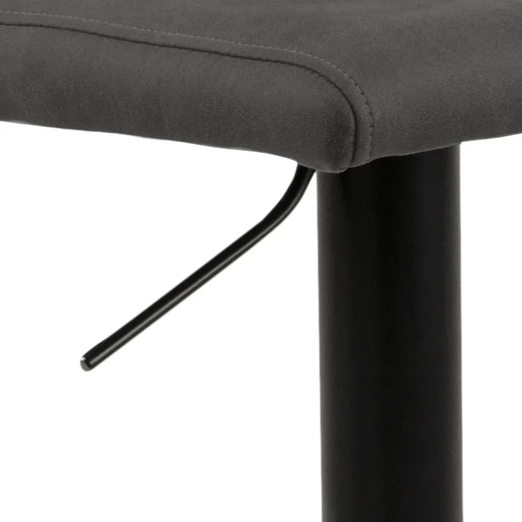 Sgabello Avanja Antracite Regolabile | Arredo Bar Moderno e Chic - 6
