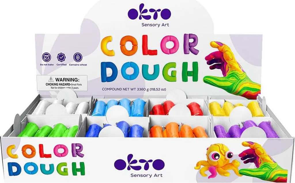 Pâte à modeler colorée kit de 96 pièces pour ateliers de modelage