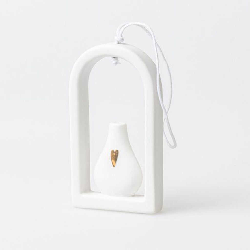 Räder Mini Wandvase Herz 5x9,5x1,5cm