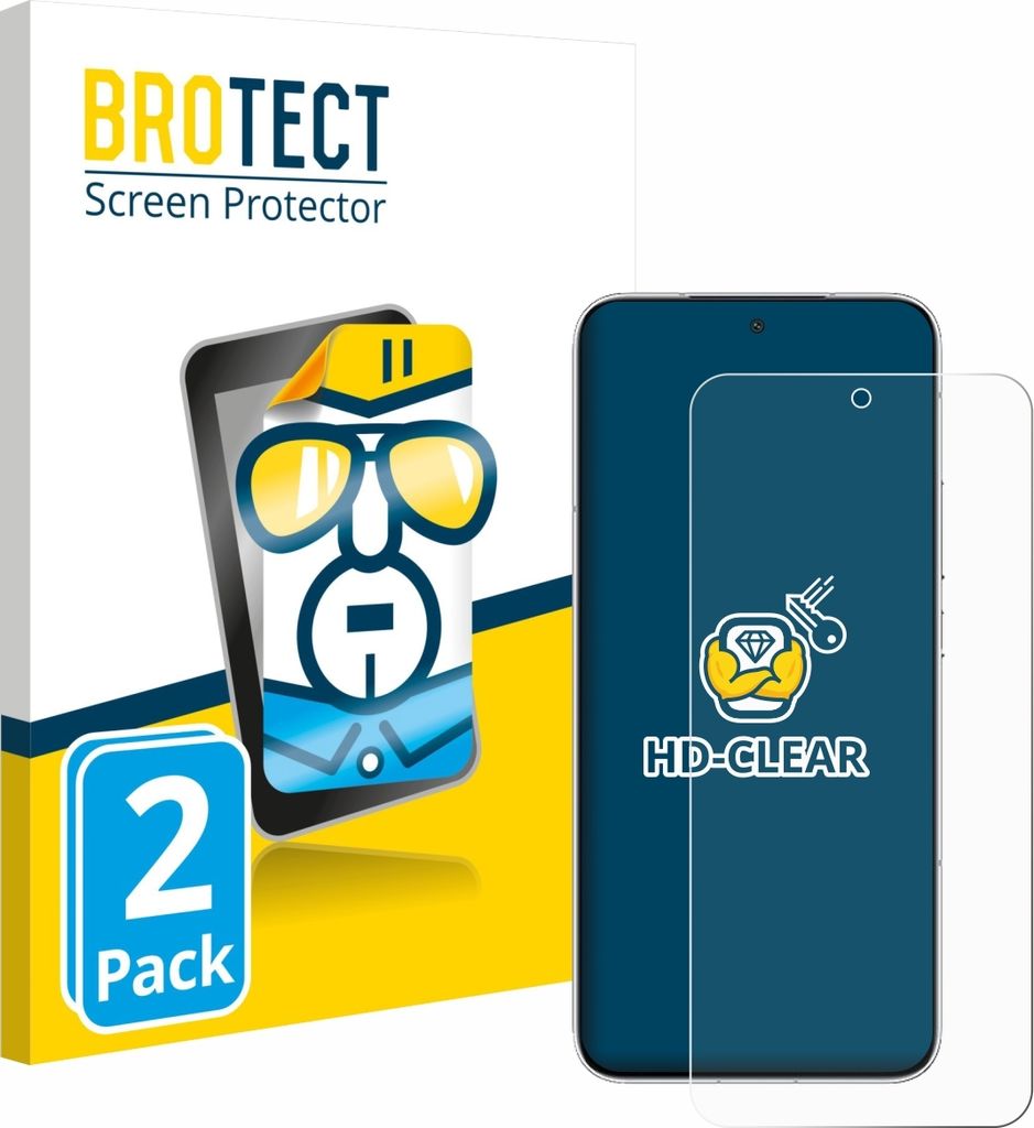 2x Für Honor GT Pro Schutzfolie BROTECT Displayschutz Display Schutz Folie Klar Transparent