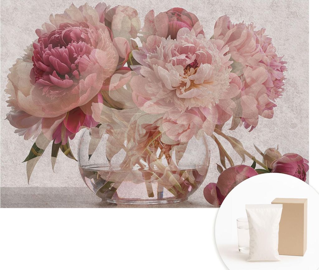 Fototapete - Wandbilder für Wohnzimmer - 104x70 cm - Dekorative Wandfolie - Modernes Design für Wanddekoration - Tapeten für Innenräume - Pfing...