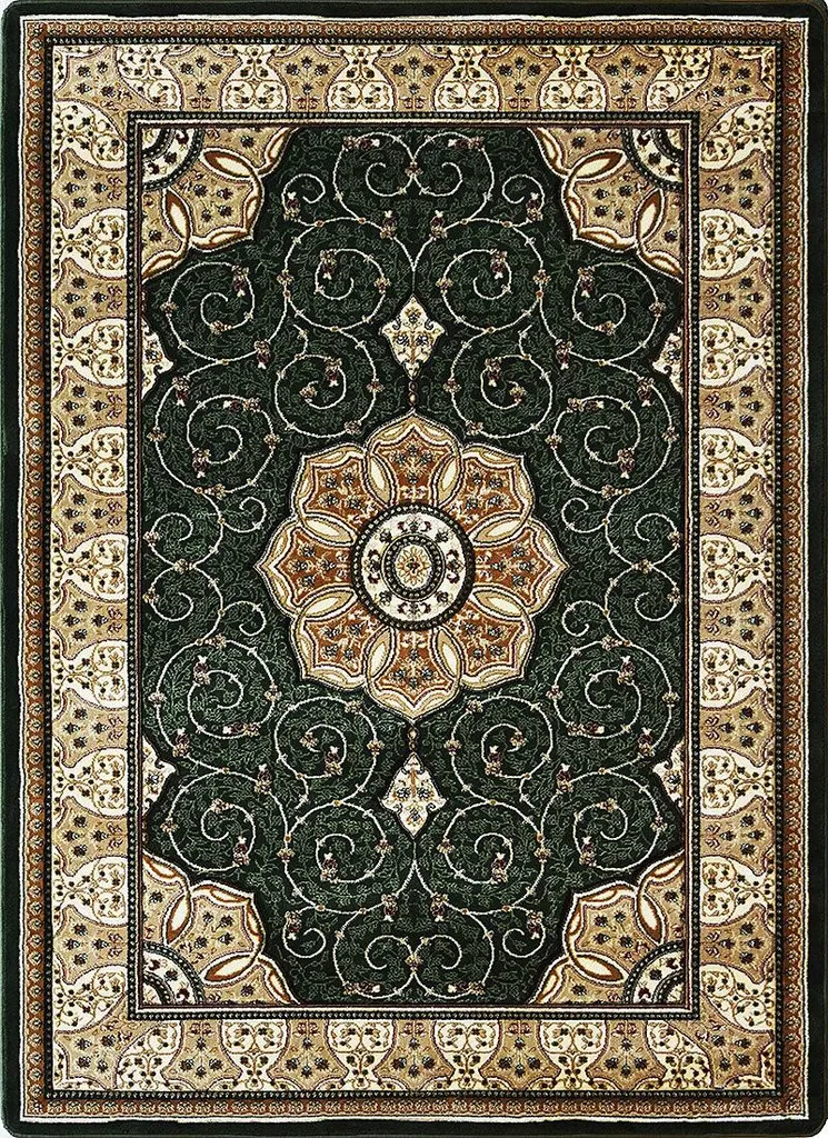 Tapis Adora 5792 Y Vert en 120 x 180 cm : Élégance et Confort Moderne