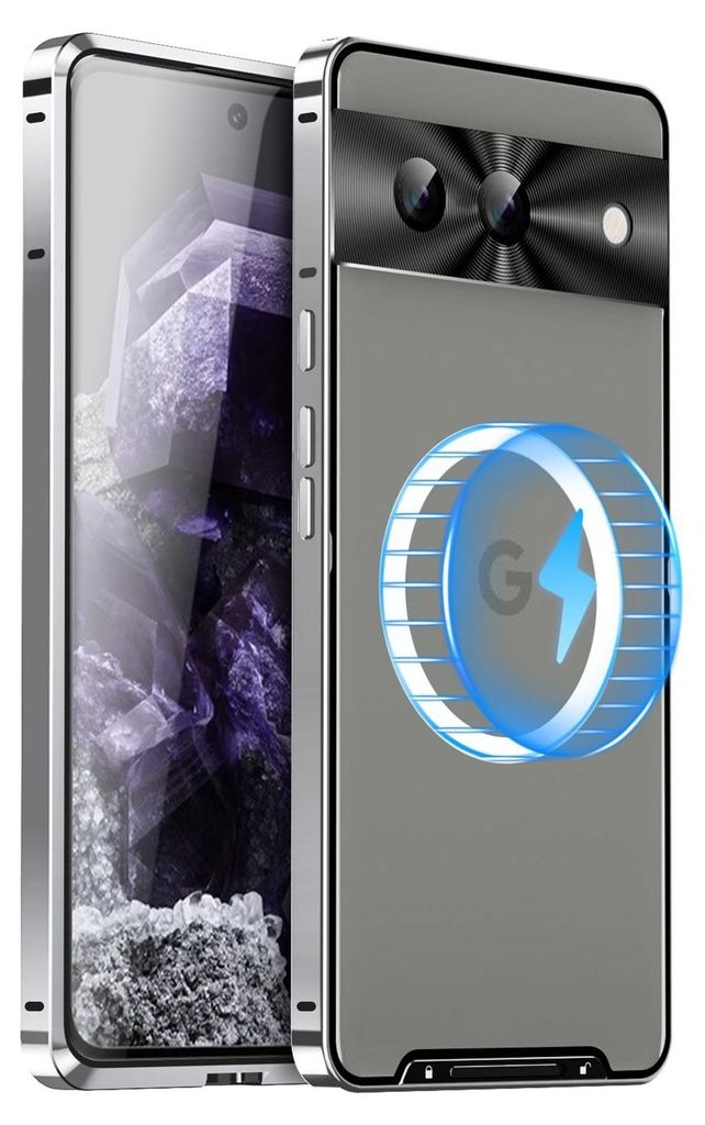 Per Google Pixel 8a Magnetic Magsafe Metal Design Custodia Immagine del prodotto 