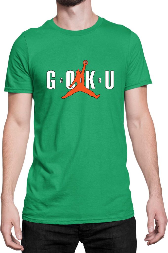 Herren T-Shirt Dragon Anime Manga Ball Z Goku Air, Man M / Grün