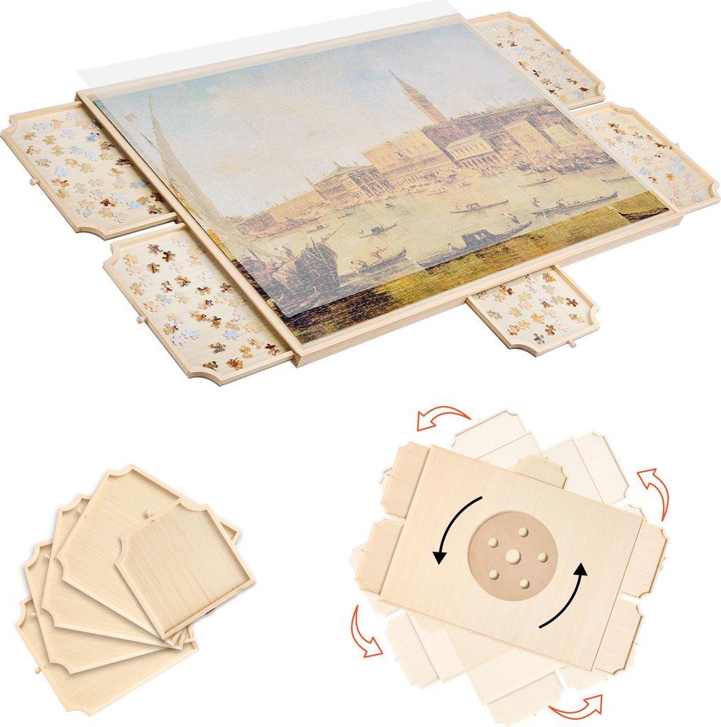 VEVOR Planche de puzzle pivotante de 2000 pièces avec 5 Image du produit 