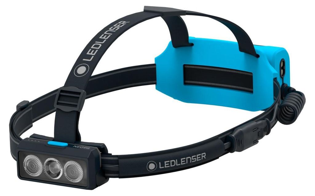 Ledlenser NEO9R Stirnlampe blau, 360° Sichtbarkeit, 1200 Produktbild 