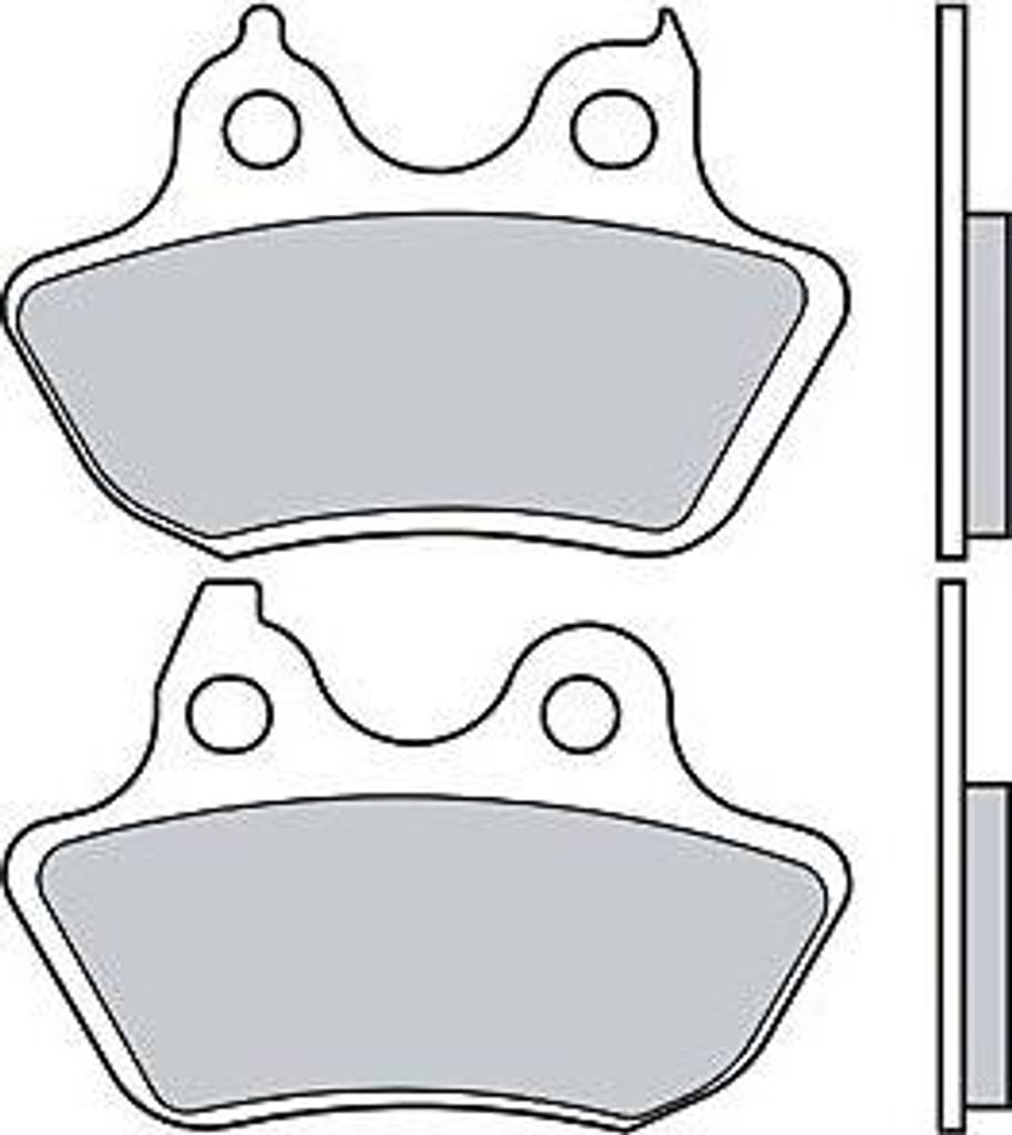 Brembo Bremsbelag Typ SP, Sintermetall mit ABE, Bremsbelag 07HD18" Satz"