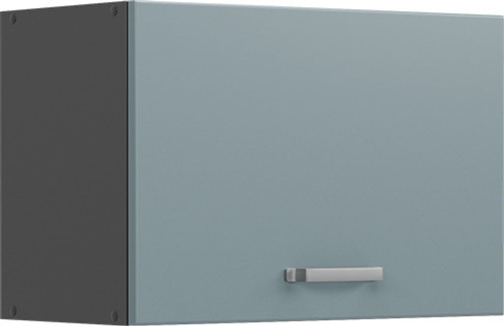 Hängeschrank Vicco R-Line Blau-Grau 60 cm Flach, Model 41075