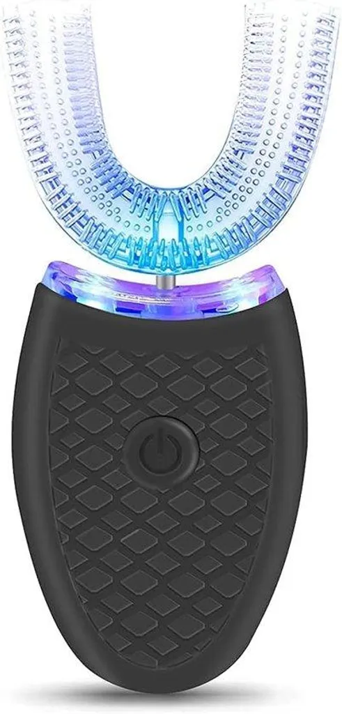 Brosse à dents en U 360° pour un nettoyage dentaire rapide et Noir