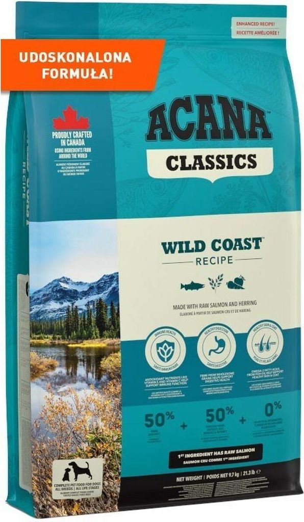 acana Wild Coast - Universal - Hering - 11,4 kg Obrázok produktu 