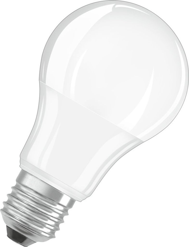 A close-up studio shot of an LED light bulb.