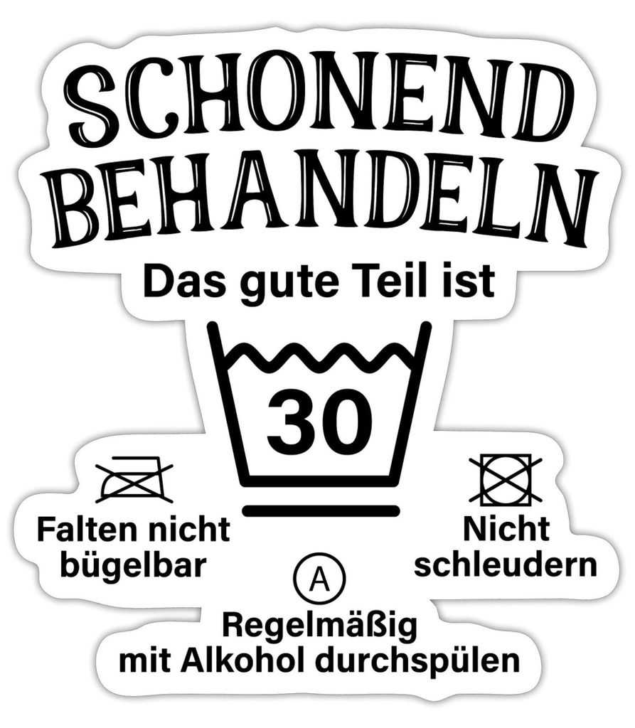 Spreadshirt Schonend Behandeln Geschenk Zum 30. Geburtstag Produktbild 