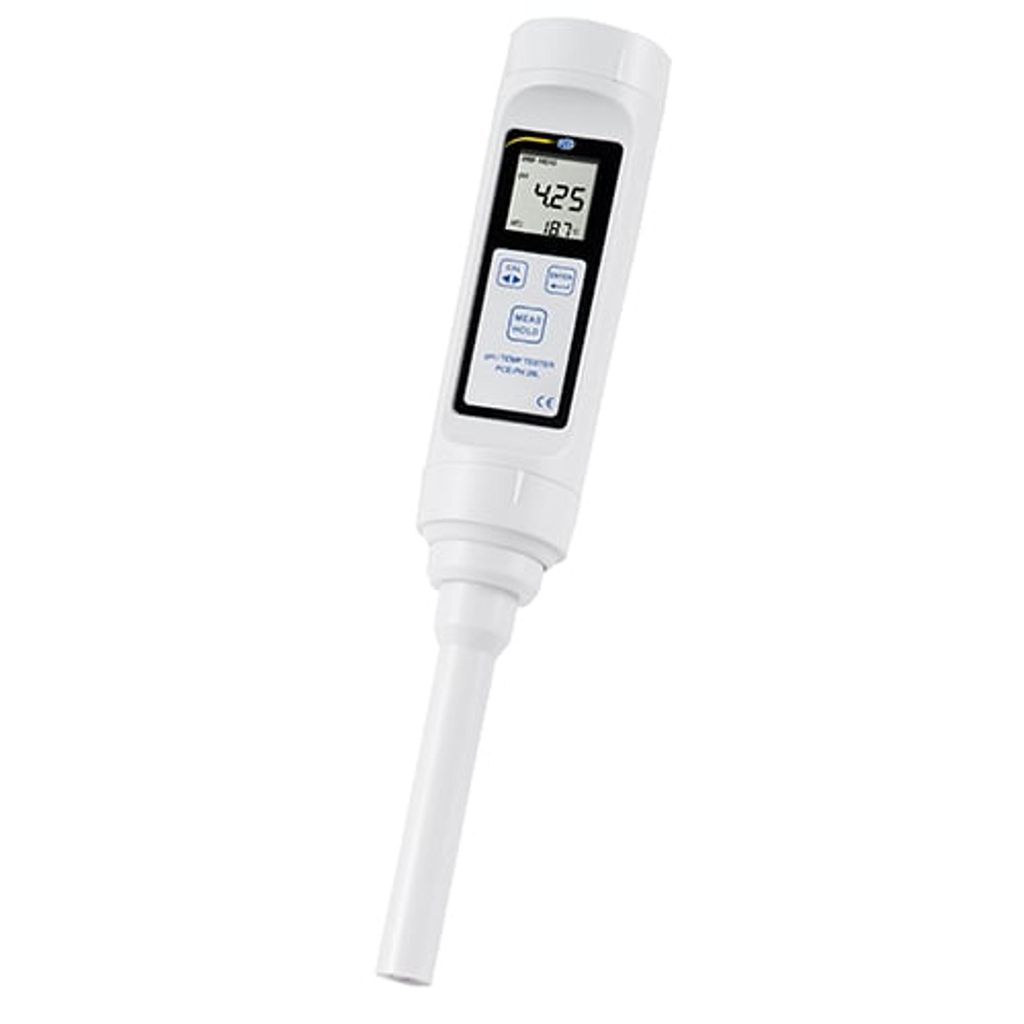 PCE Instruments PCE-PH 28L Wasseranalysegerät |1-3 Punkt Kalibrierung|ATC|flache pH Elektrode mit langem Schaft|±0,01 pH