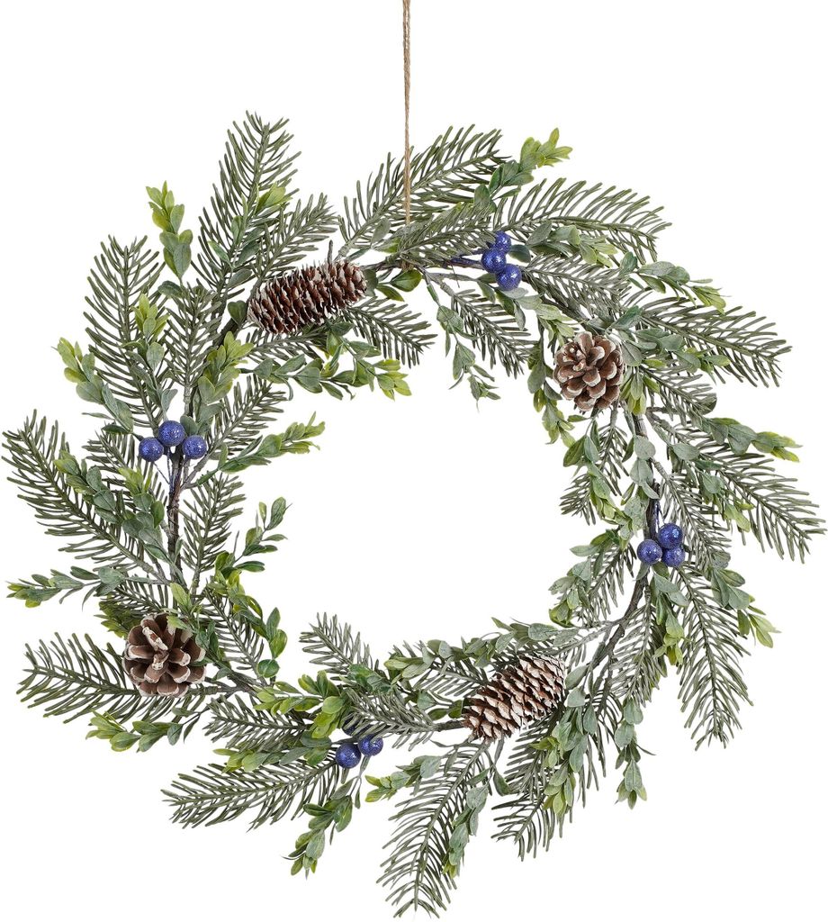 House of Seasons Weihnachtskranz - Ø42 cm - Grün